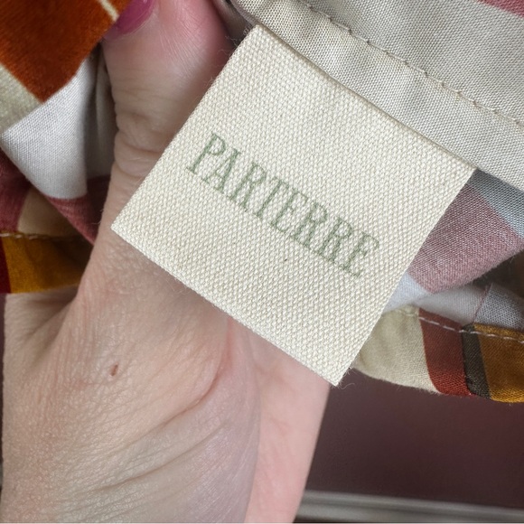 Parterre Birdie Top is Dolce Stripe Autumn Colors Size 1 (US 4-6) - Picture 5 of 6